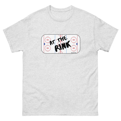 at the rink apparel logo men's classic tee