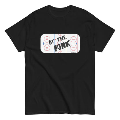 at the rink apparel logo men's classic tee