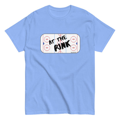 at the rink apparel logo men's classic tee