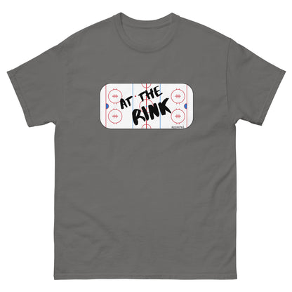 at the rink apparel logo men's classic tee