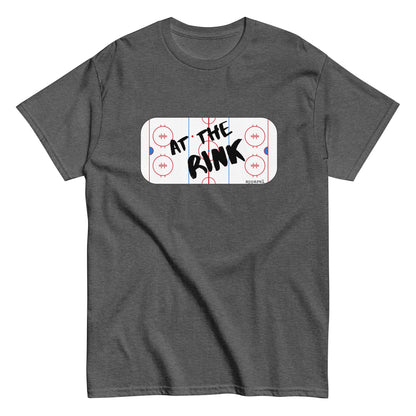 at the rink apparel logo men's classic tee