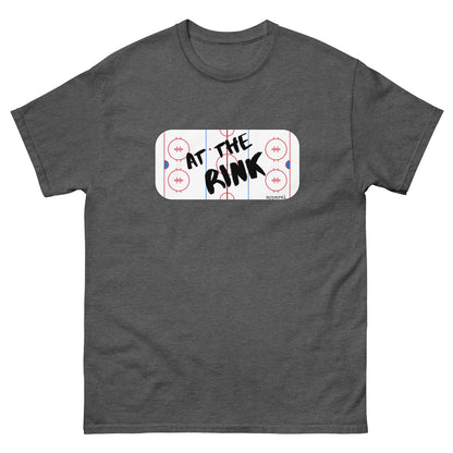 at the rink apparel logo men's classic tee