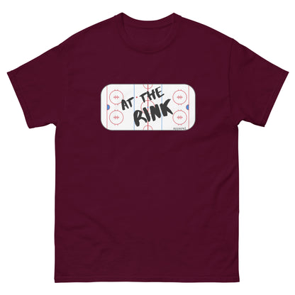 at the rink apparel logo men's classic tee