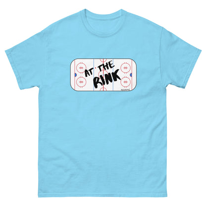 at the rink apparel logo men's classic tee