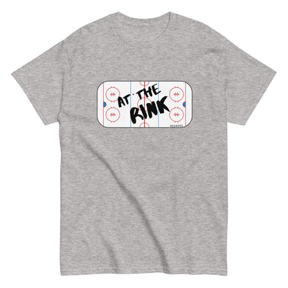 at the rink apparel logo men's classic tee