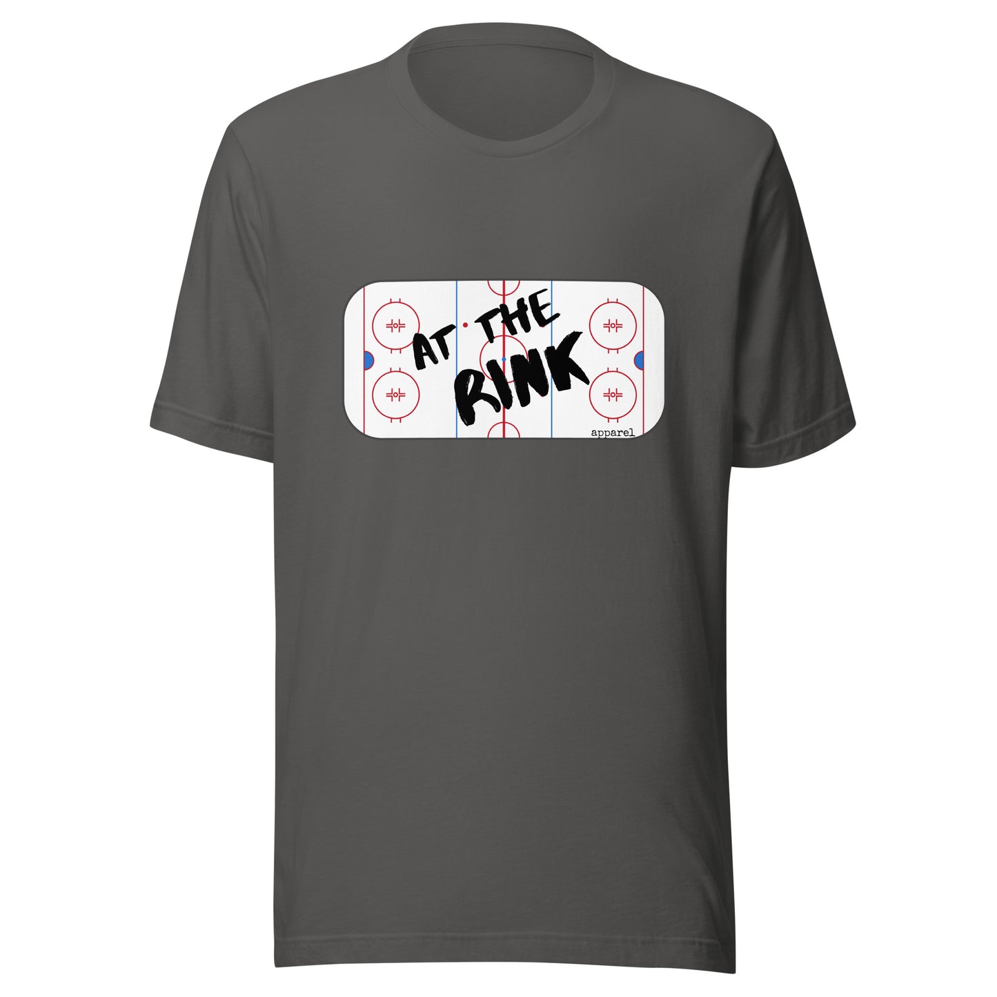 at the rink Unisex t-shirt