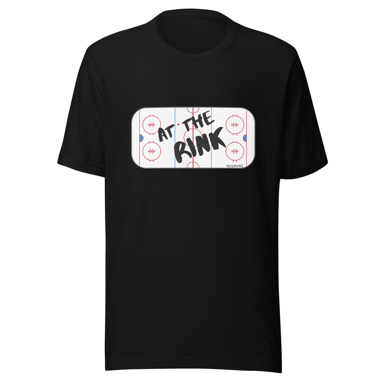 at the rink Unisex t-shirt