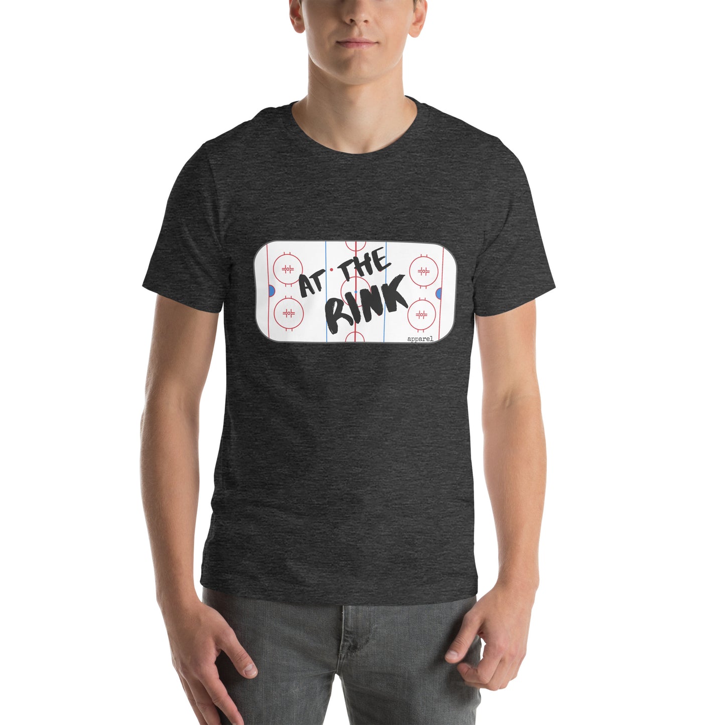 at the rink Unisex t-shirt