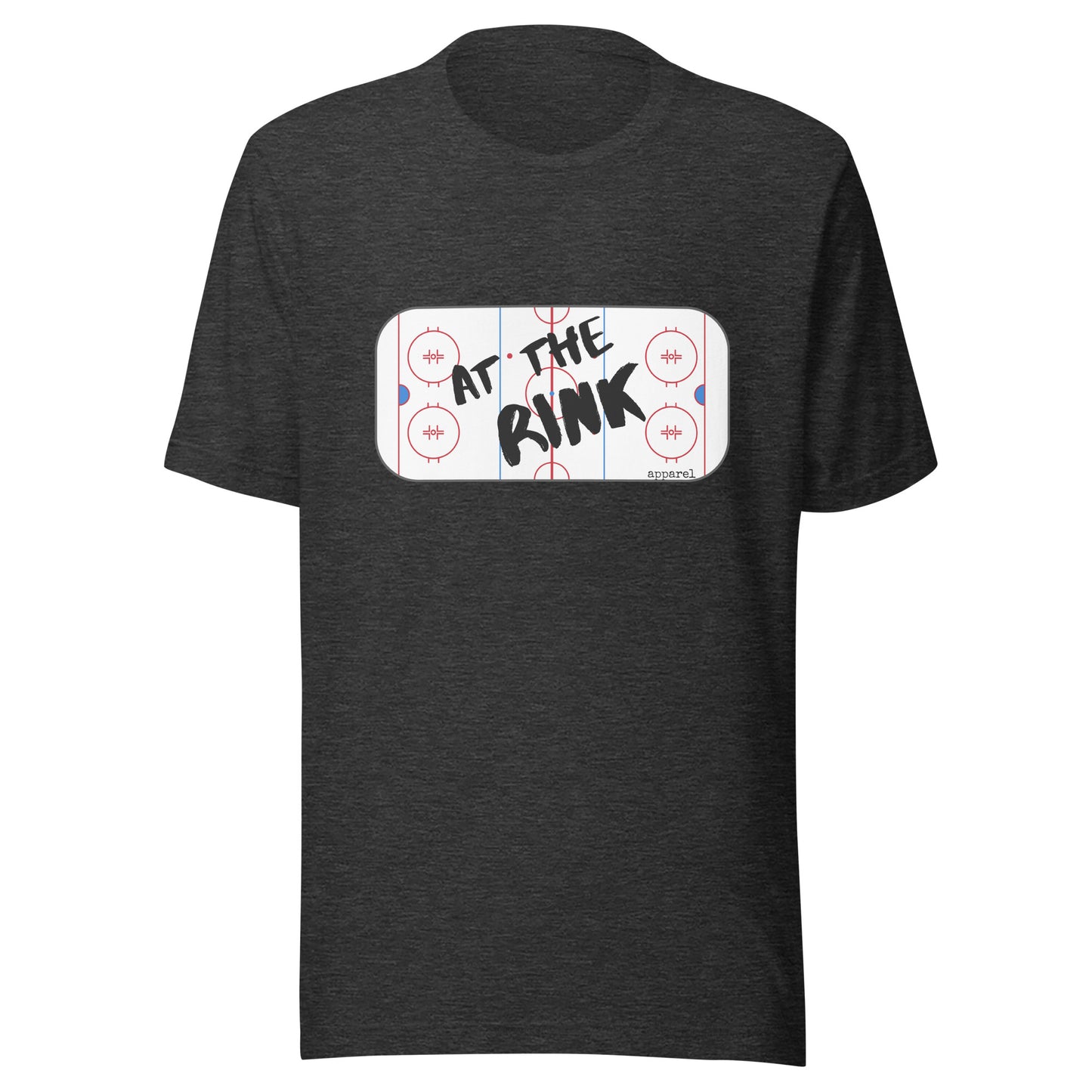 at the rink Unisex t-shirt