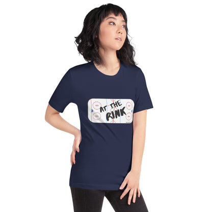 at the rink Unisex t-shirt