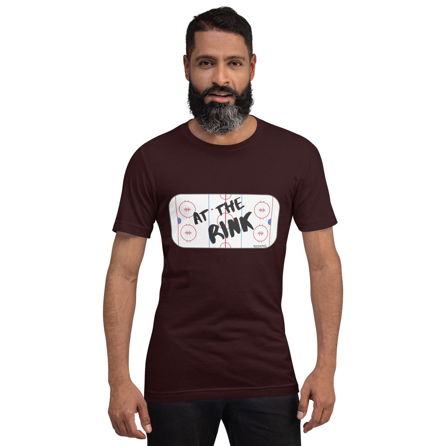 at the rink Unisex t-shirt