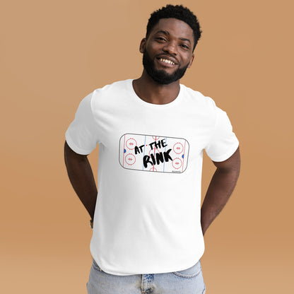 at the rink Unisex t-shirt