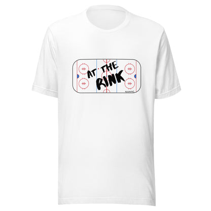 at the rink Unisex t-shirt