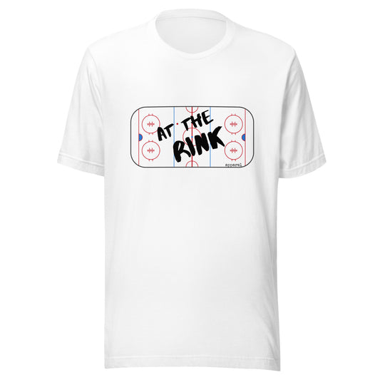 at the rink Unisex t-shirt